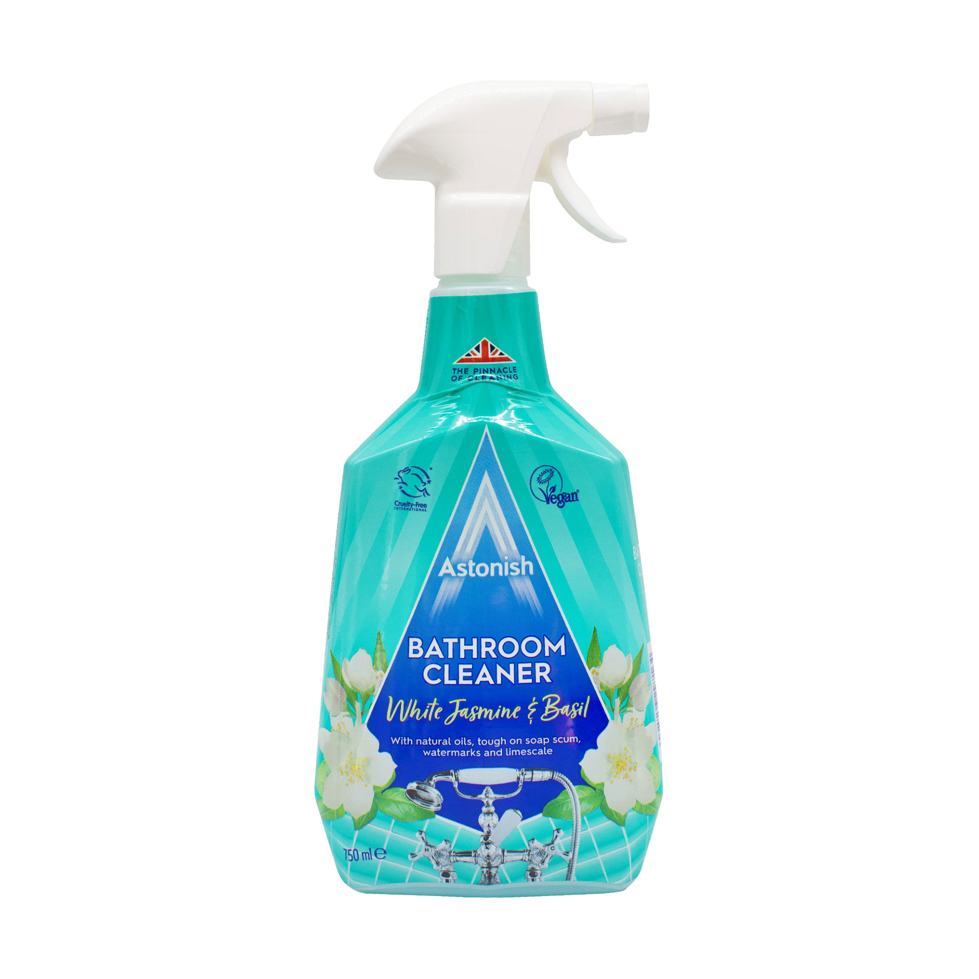 Універсальний очищувач для ванної кімнати Astonish Bathroom Cleaner Жасмин та базилік, 750 мл